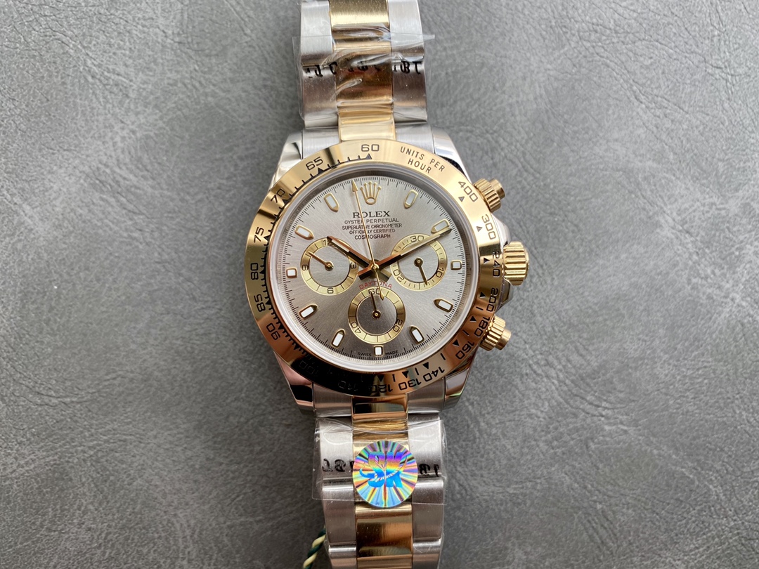 Rolex Cosmograph Daytona Luxury Watch, 40mm Stainless Steel & 18K Gold Case, Calibre 4130 Movement, Two - Tone Oyster Bracelet