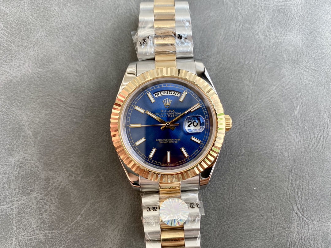 Rolex Day - Date Luxury Watch, 40mm Stainless Steel & 18K Gold Case, Calibre 3255 Movement, Two - Tone President Bracelet