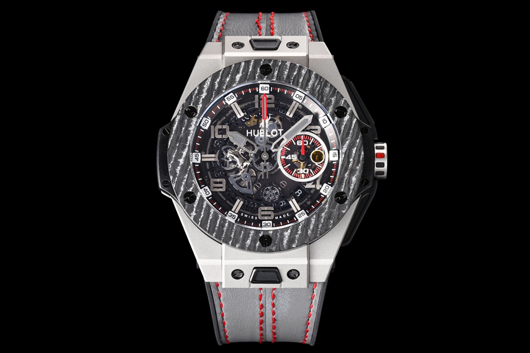 Hublot Big Bang Ferrari ~45mm Titanium & Carbon Automatic Chronograph Watch (Caliber HUB1280)