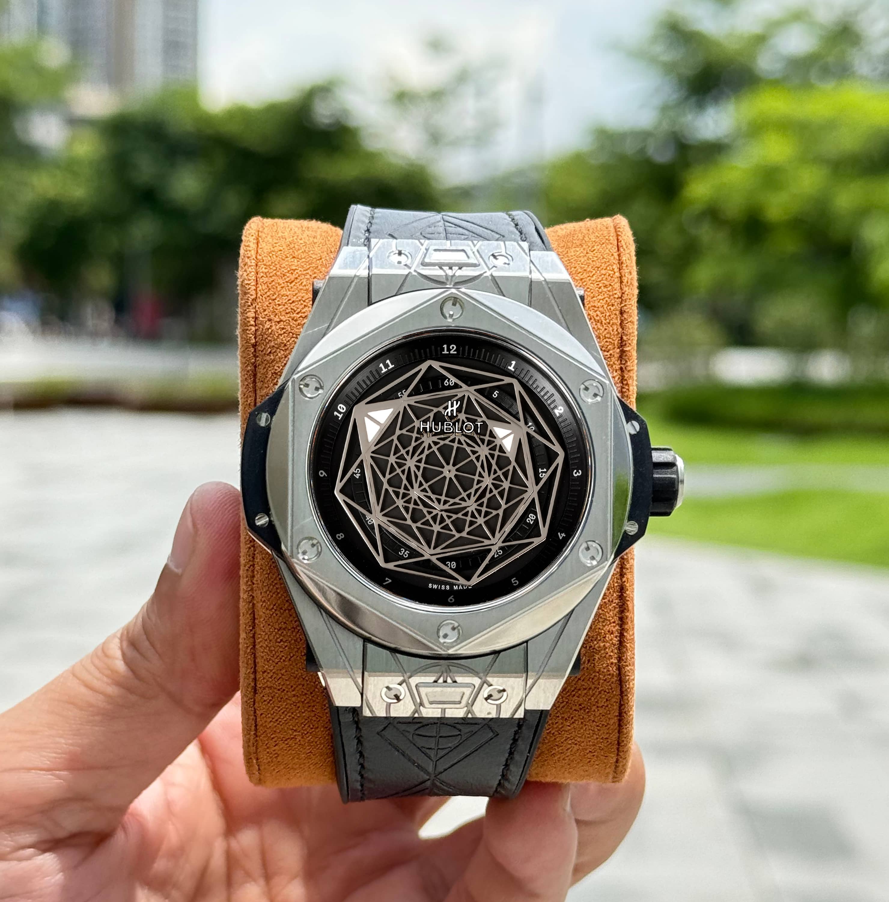 Hublot Big Bang Sang Bleu ~45mm Titanium & Ceramic Automatic Watch (Caliber HUB1213)