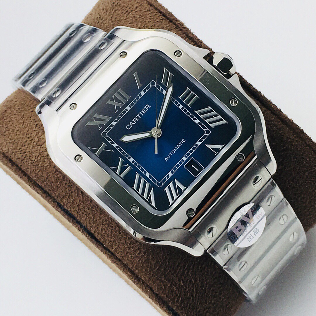Cartier Santos ~39.8mm Stainless Steel Automatic Watch (Caliber 1847 MC)