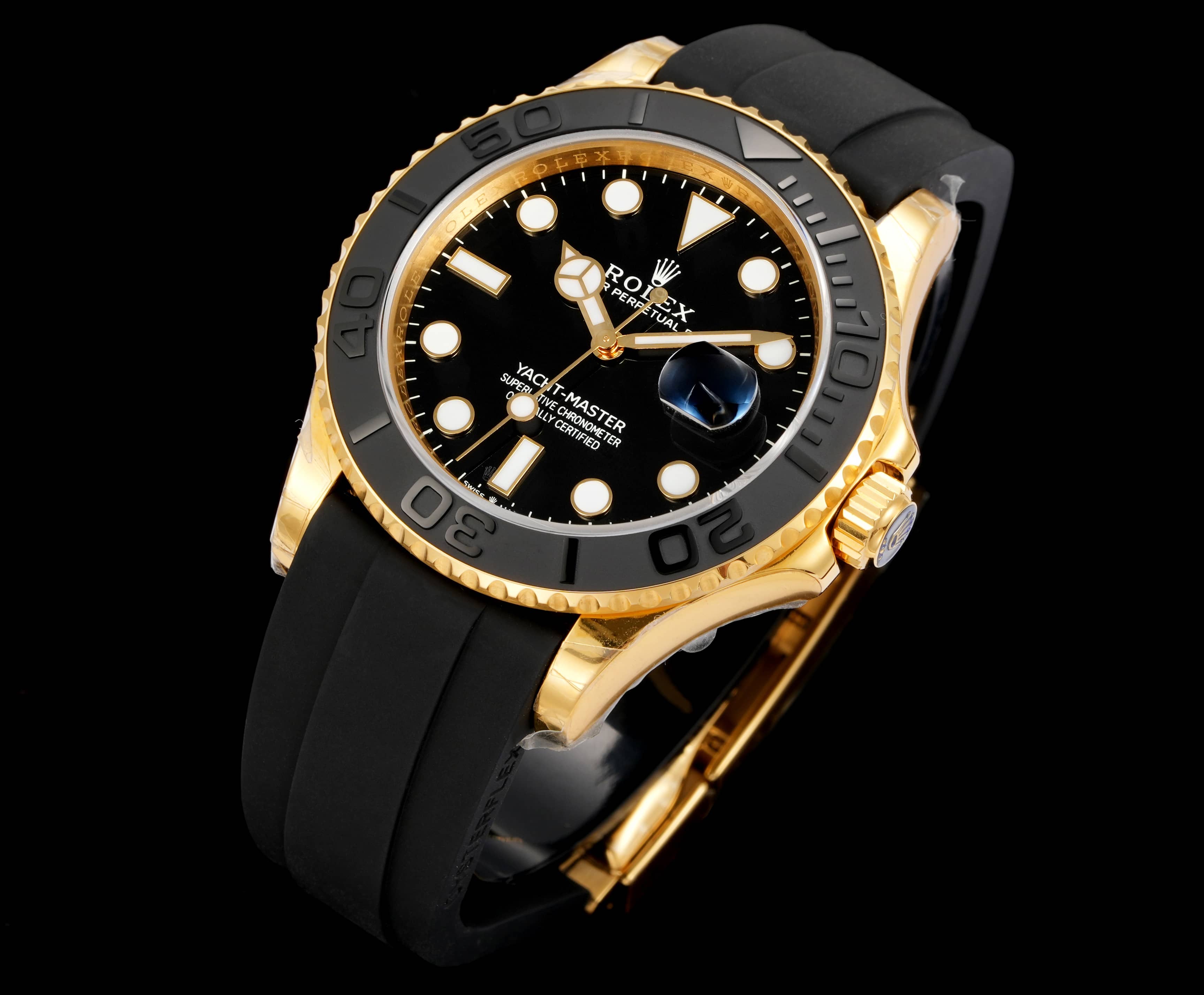 Rolex Yacht-Master ~40mm 18K Gold Automatic Watch (Caliber 3235)