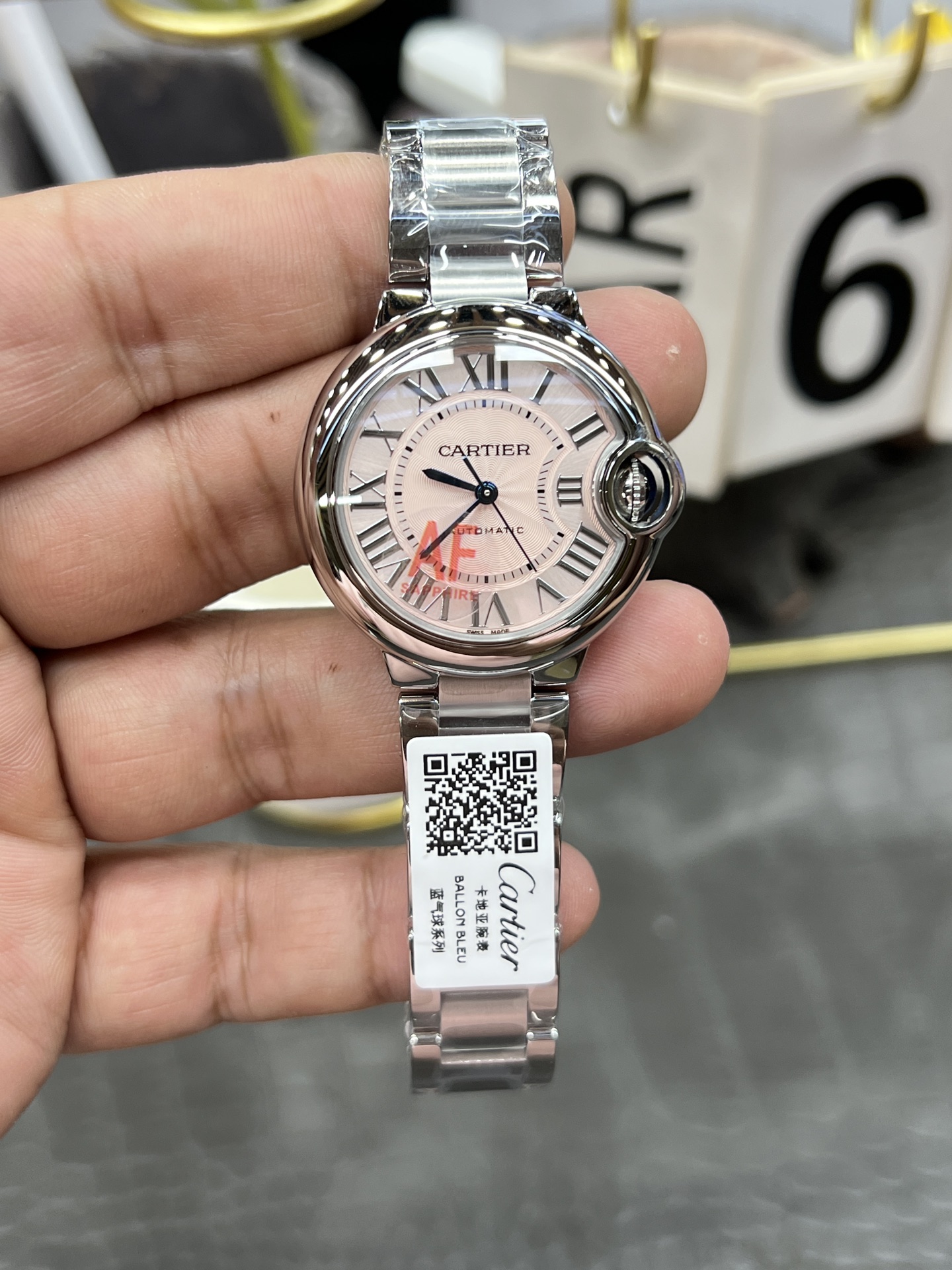 Cartier Ballon Bleu de Cartier ~33mm Stainless Steel Automatic Watch (Caliber 076)