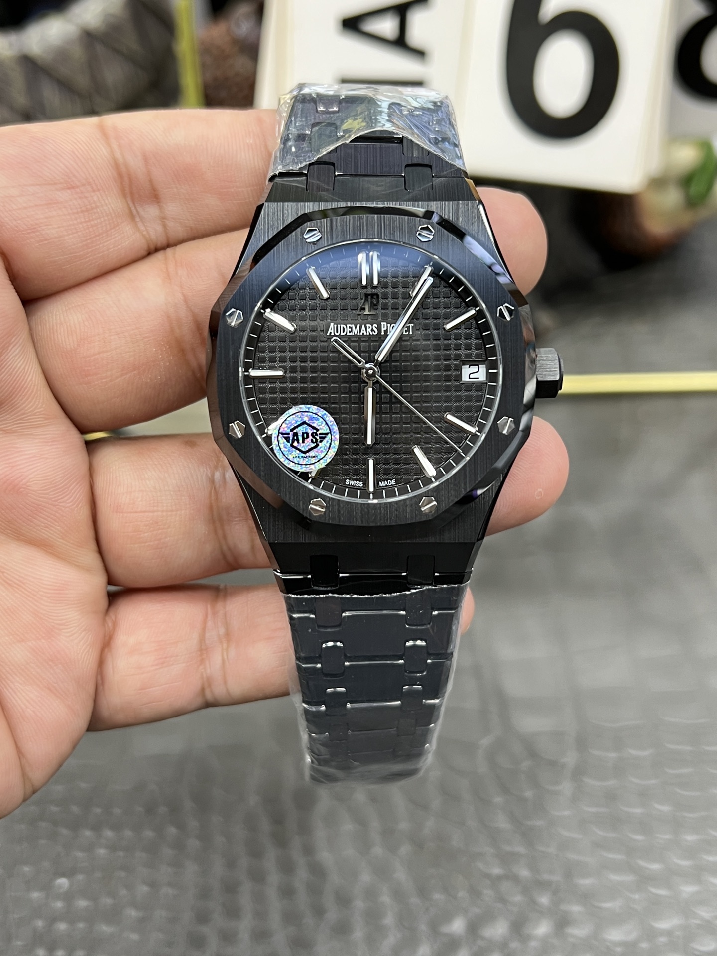 Audemars Piguet Royal Oak ~41mm Black Ceramic Automatic Watch (Caliber 4302)