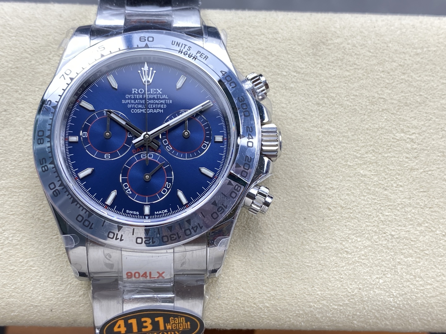 Rolex Daytona ~40mm Stainless Steel Automatic Chronograph Watch (Caliber 4130)