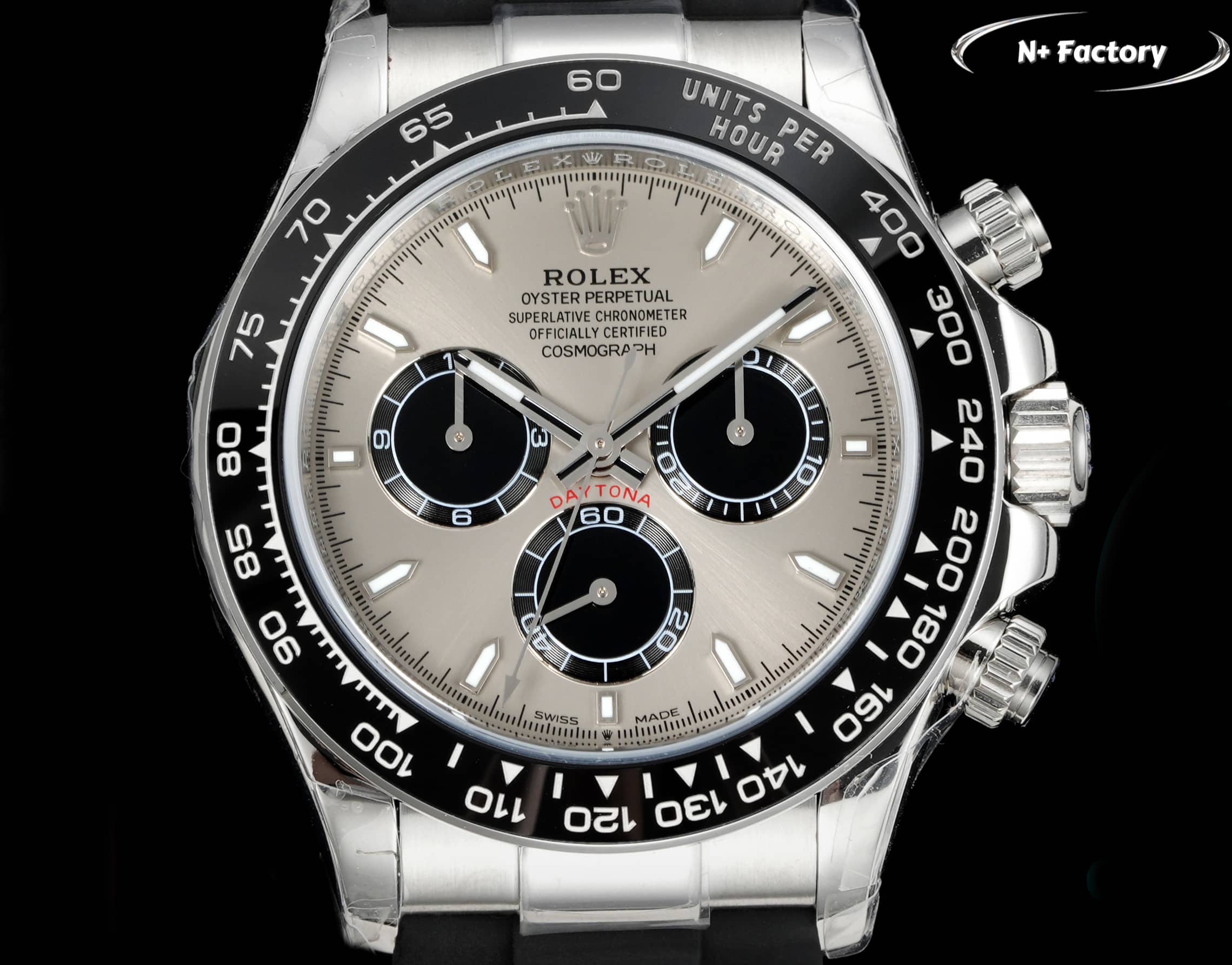Rolex Cosmograph Daytona ~40mm Stainless Steel Automatic Chronograph Watch (Caliber 4130)