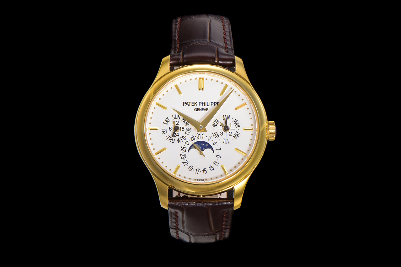 Patek Philippe Perpetual Calendar ~39mm 18K Yellow Gold Automatic Watch (Caliber 324 S QR)
