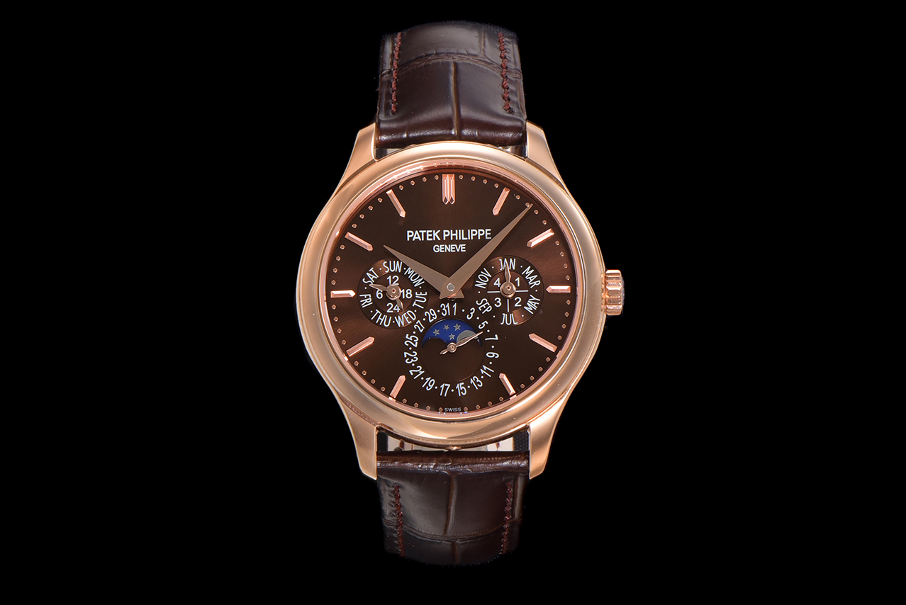 Patek Philippe Perpetual Calendar ~39mm 18K Rose Gold Automatic Watch (Caliber 324 S QR)