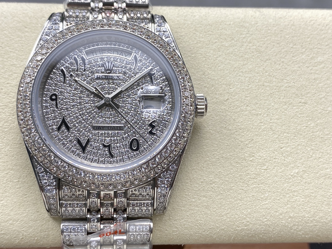 Rolex Oyster Perpetual Day - Date Automatic Diamond - Set Watch (Cal.3255, 40mm)