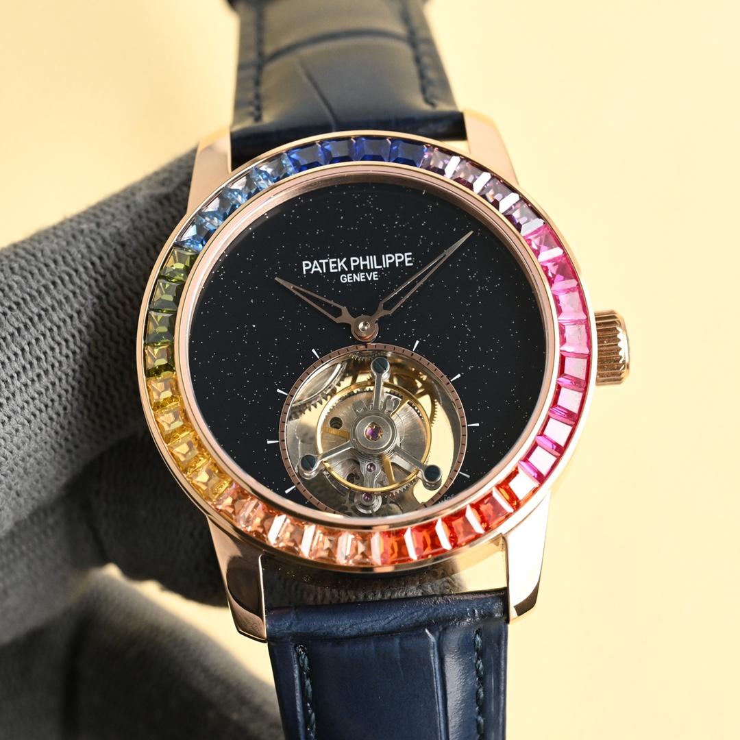 Patek Philippe Tourbillon Automatic Watch (Cal. Custom Tourbillon Movement)