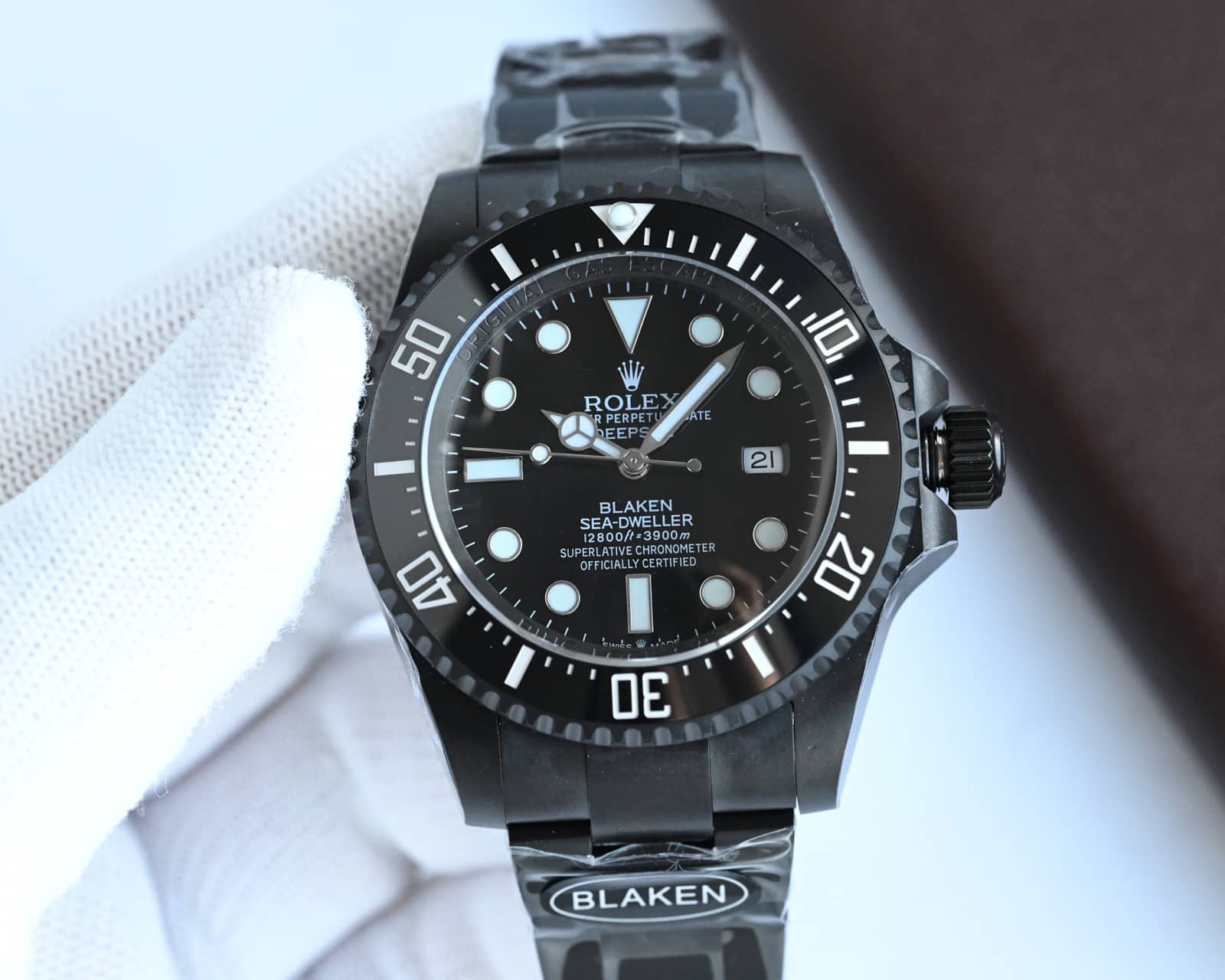Rolex Sea - Dweller Blaken Limited Edition Automatic Watch (Cal.3235, 44mm)