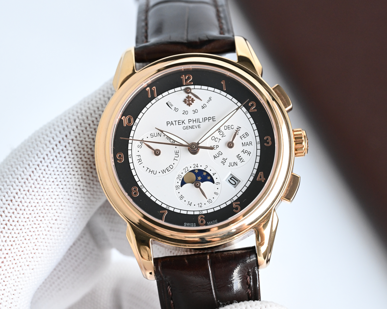 Patek Philippe Grand Complications ~40mm 18K Rose Gold Automatic Watch (Caliber 240 Q)