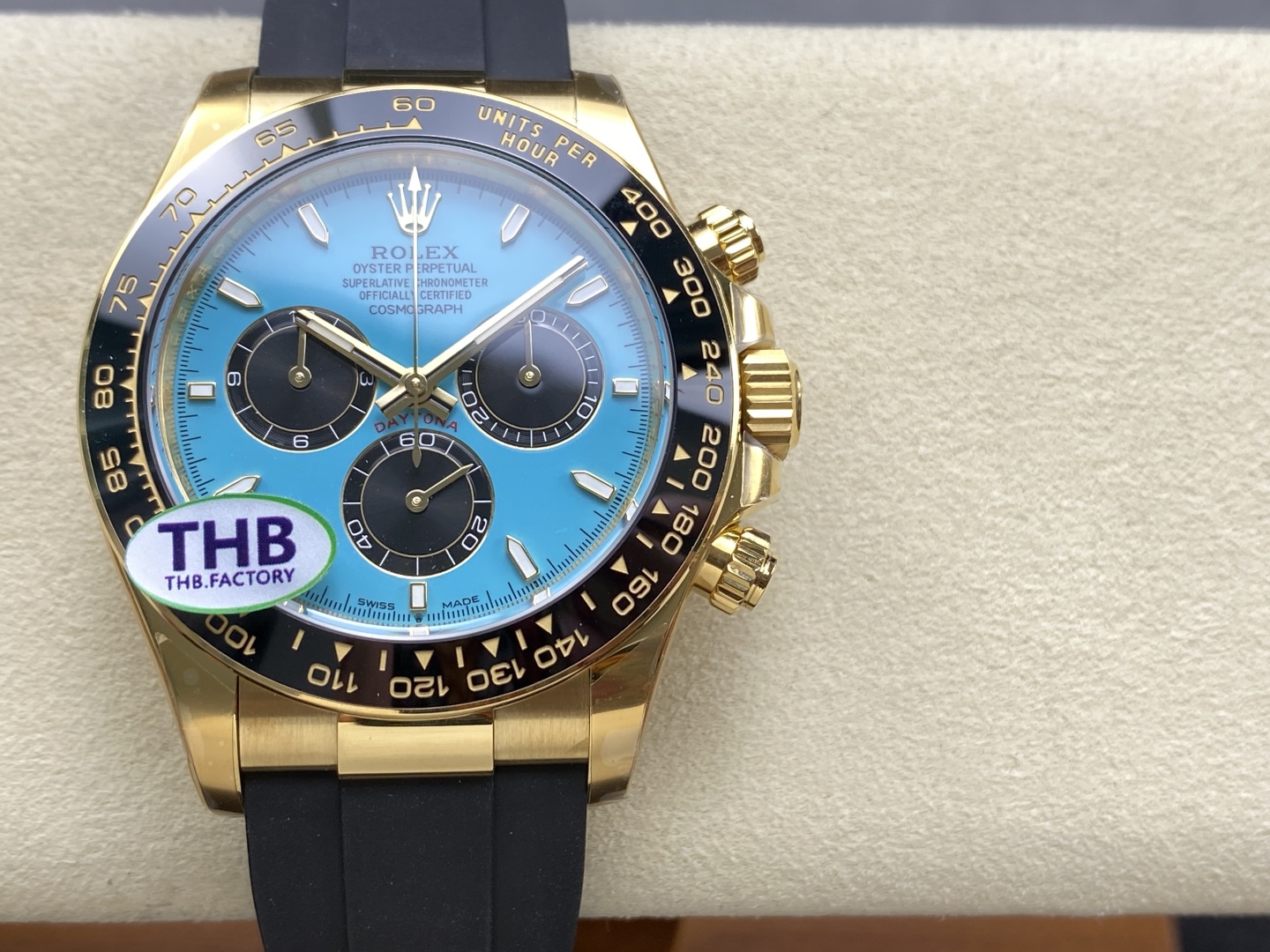 Rolex Cosmograph Daytona ~40mm 18K Yellow Gold Automatic Chronograph Watch (Caliber 4130)