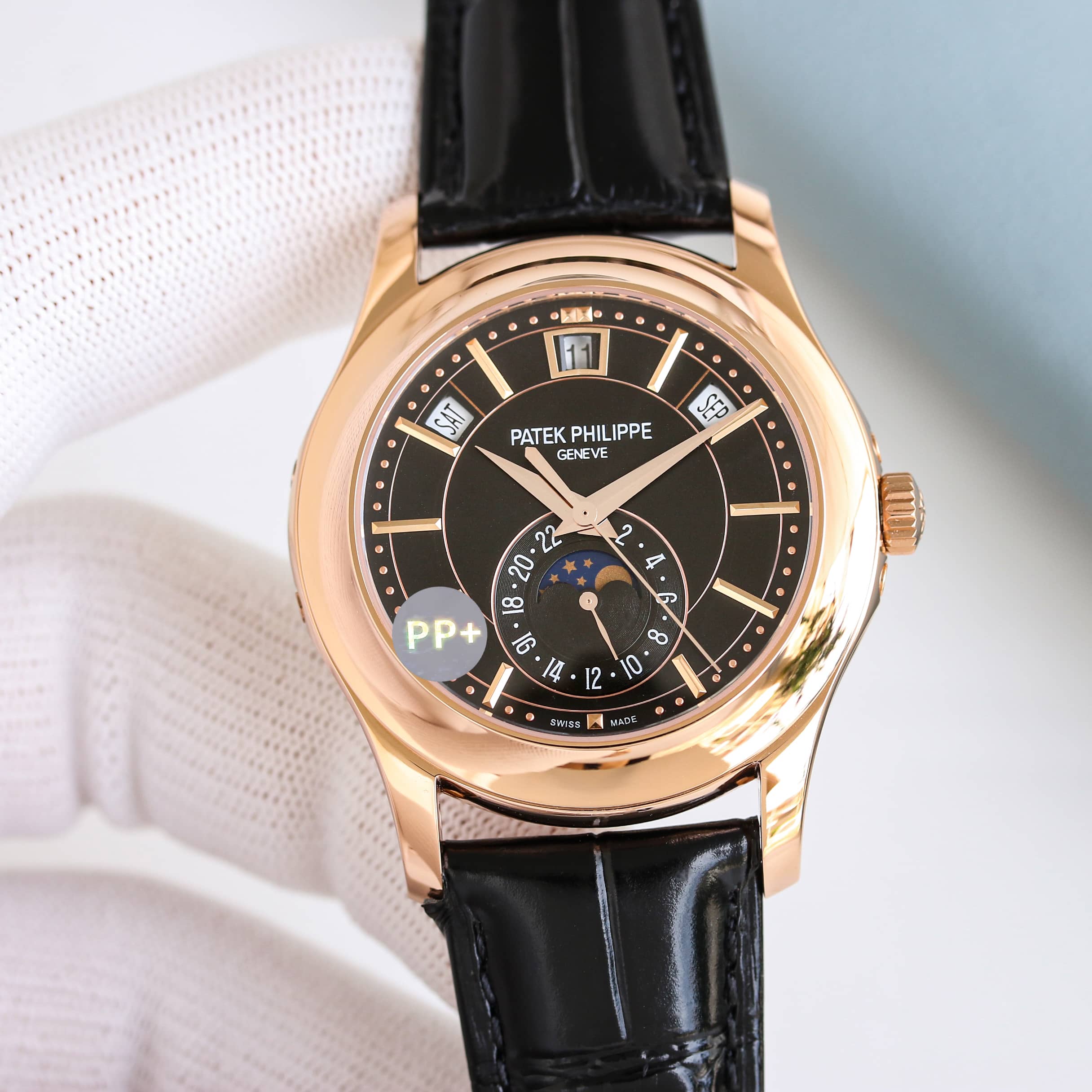 Patek Philippe Complications ~40mm Rose Gold Automatic Watch (Caliber 324 S QA LU 24 H)