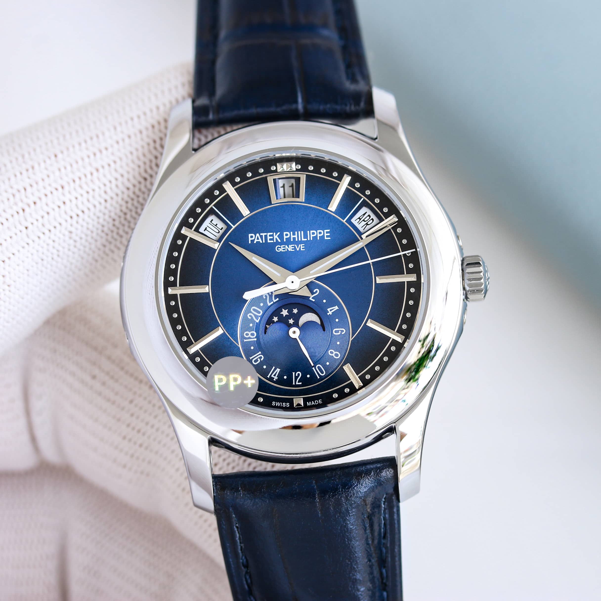 Patek Philippe Complications ~40mm White Gold Automatic Watch (Caliber 324 S QA LU 24 H)