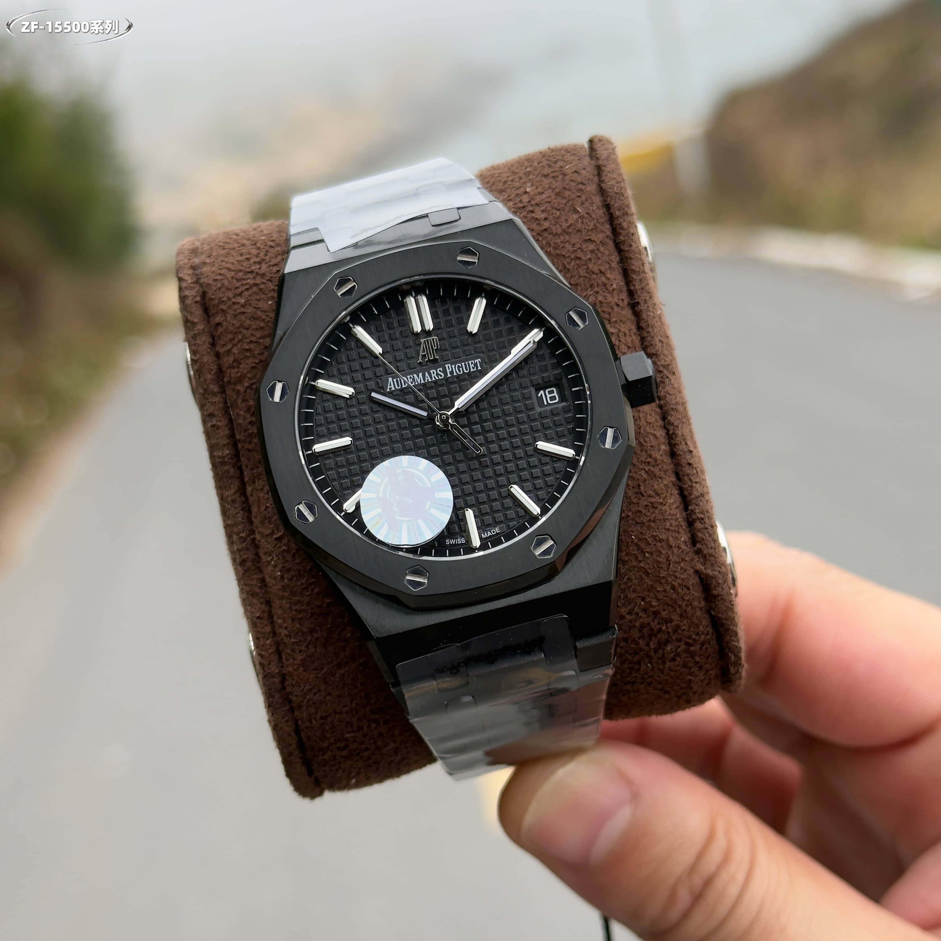 Audemars Piguet Royal Oak Black Dial Black Ceramic Watch, 41mm, Calibre 4302 Movement