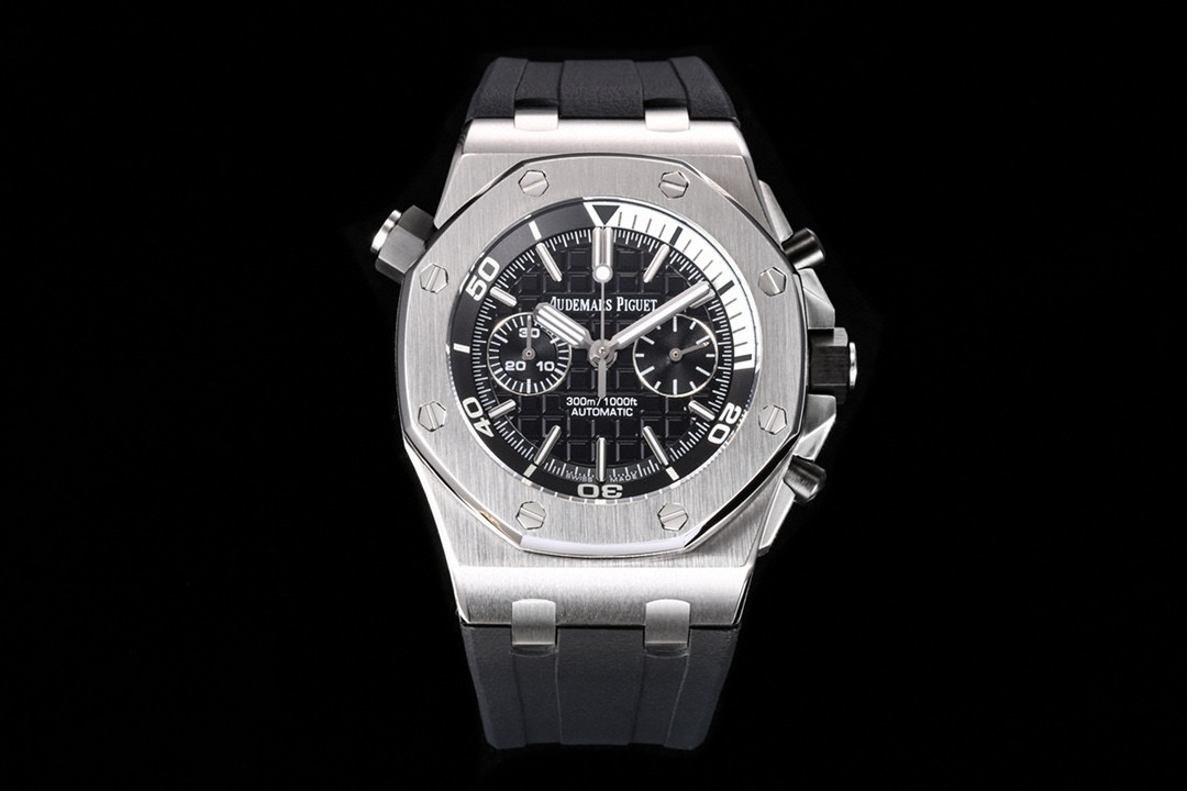 Audemars Piguet Royal Oak Offshore Black Dial Chronograph Watch, 42mm, Calibre 3126/3840 Movement