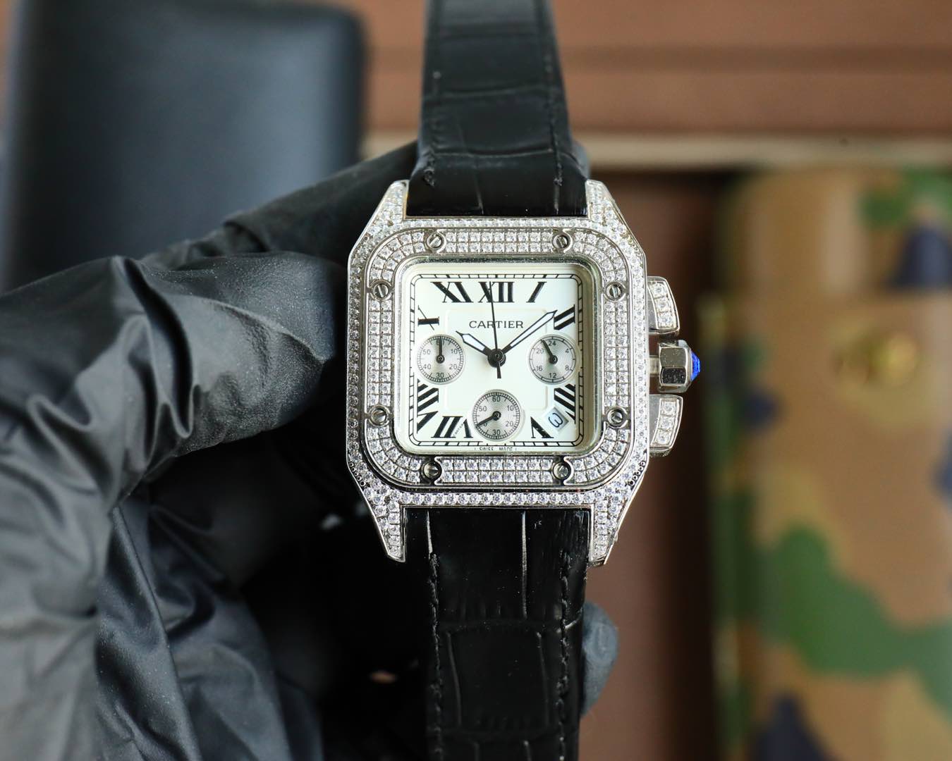 Cartier Santos de Cartier Automatic Watch, 36mm (Approx.), Calibre 1847 MC Movement