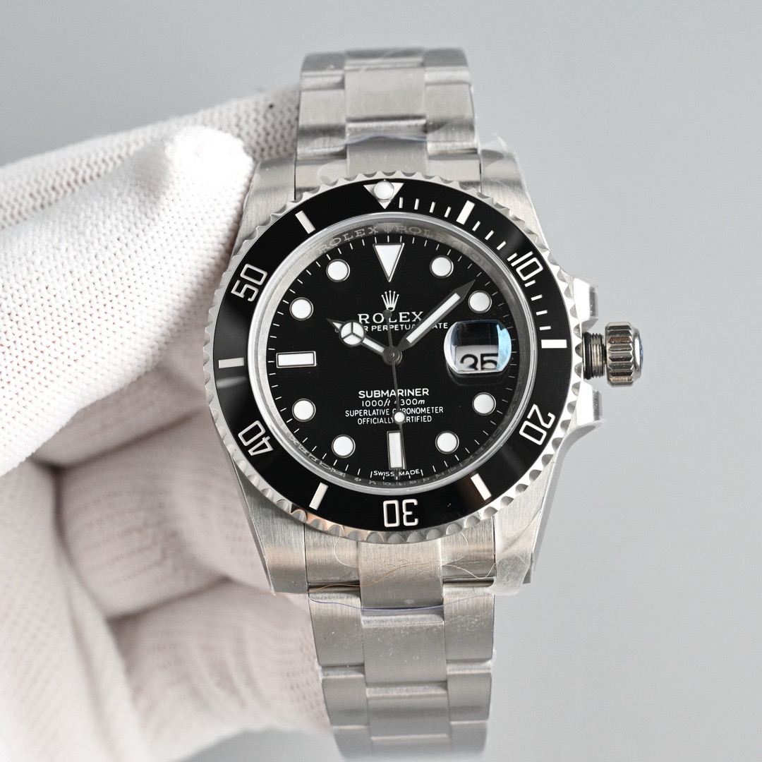 Rolex Submariner Black Bezel Watch, 40mm, Calibre 3235 Movement