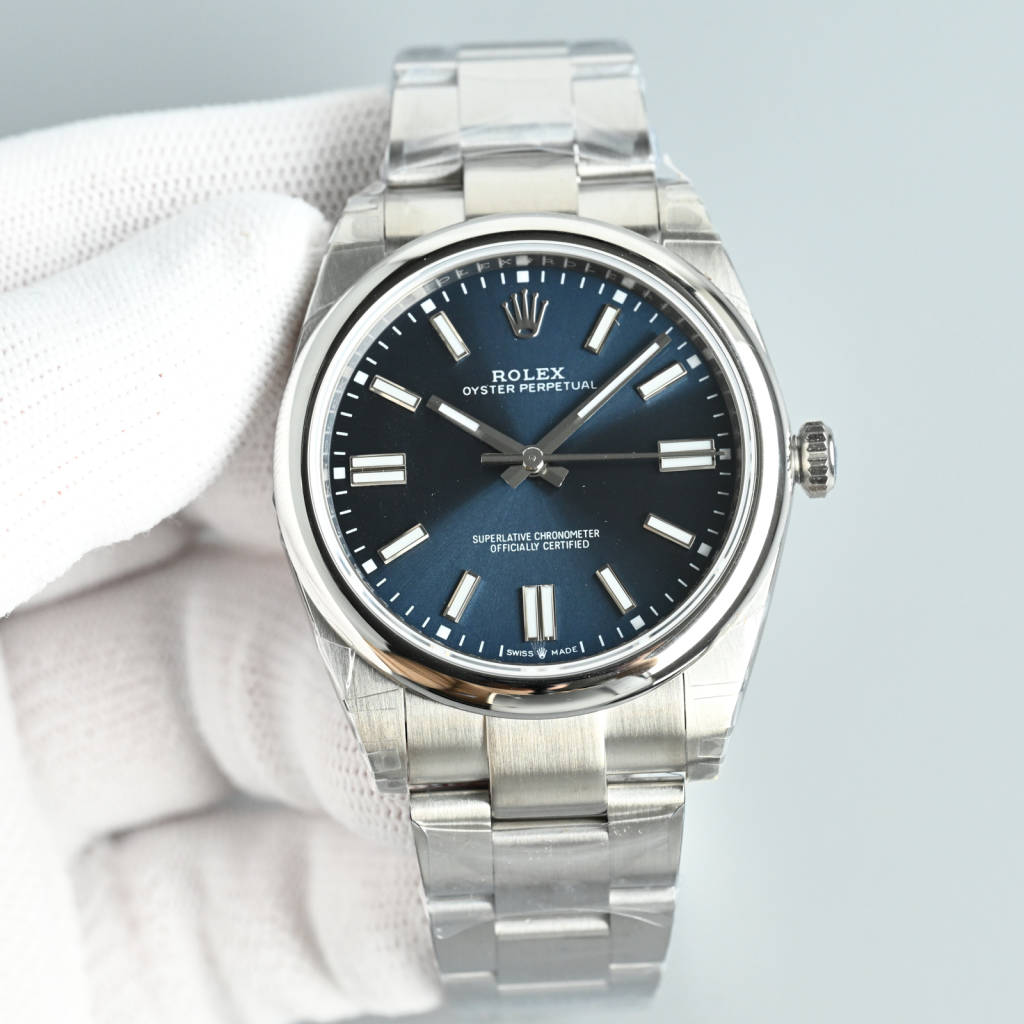 Rolex Oyster Perpetual Blue Dial Watch, 41mm, Calibre 3230 Movement