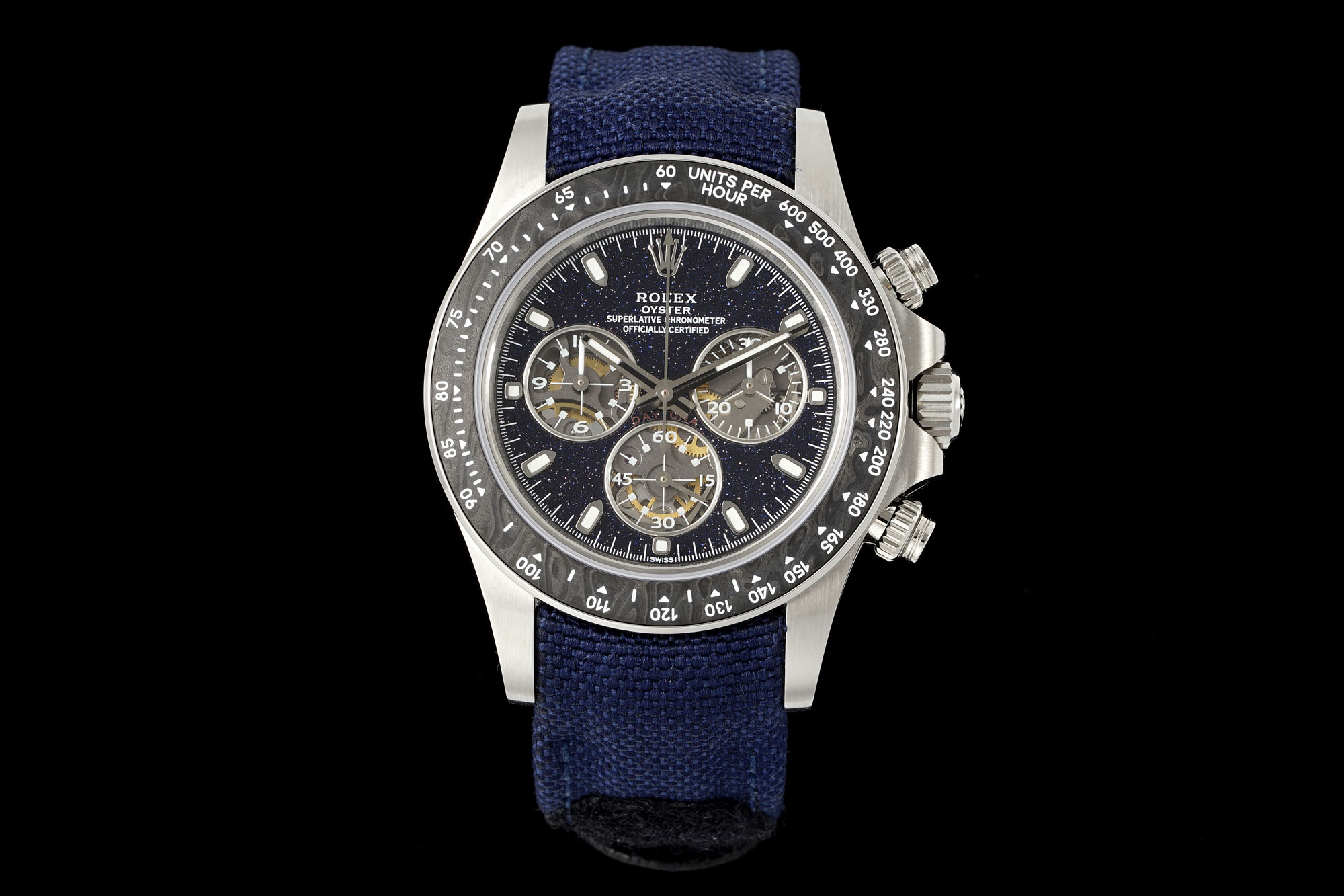 Rolex Daytona Skeleton Dial Titanium & Carbon Fiber Watch, 40mm, Automatic Movement