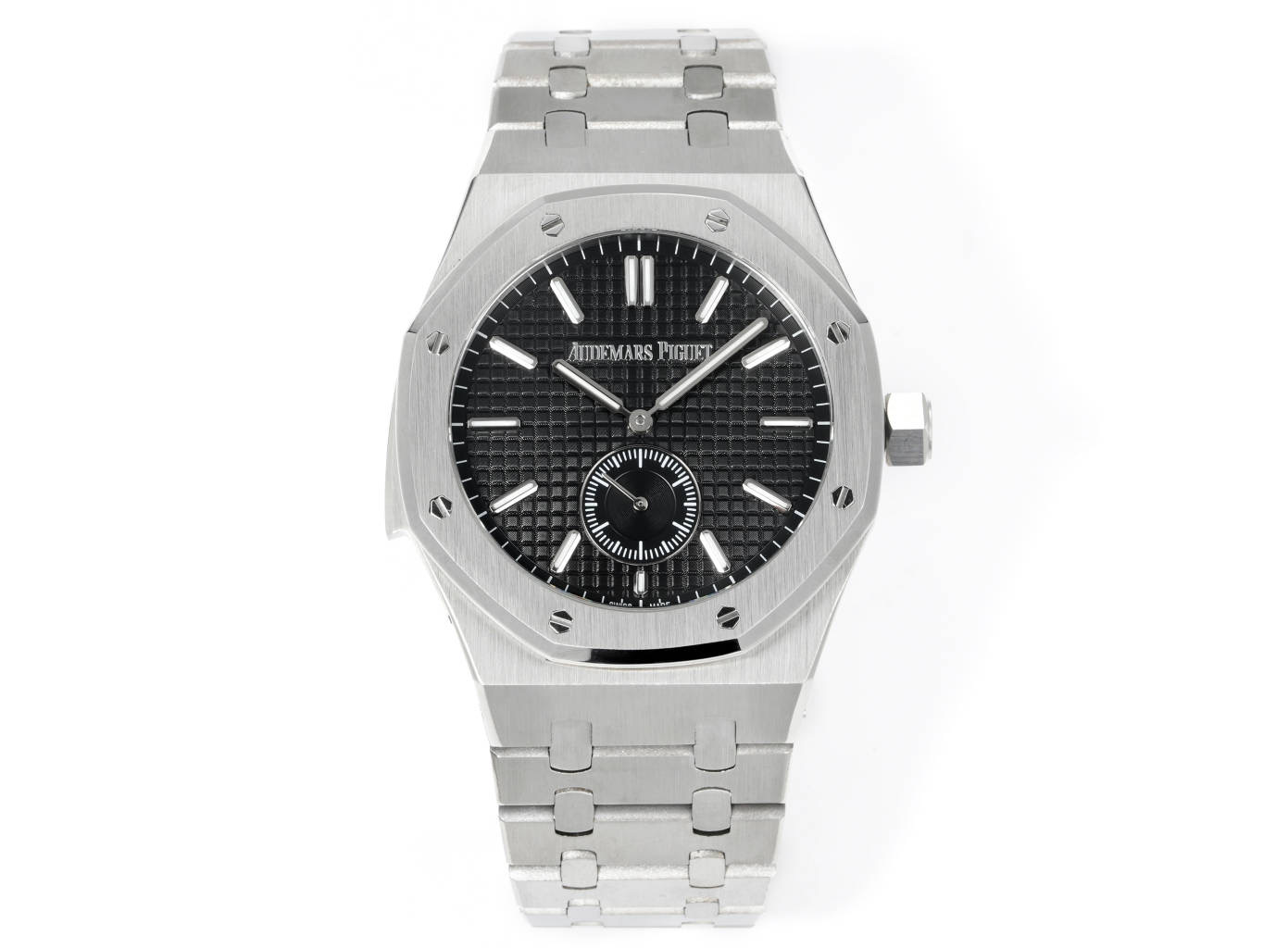 Audemars Piguet Royal Oak Black Dial Stainless Steel Watch, 41mm, Automatic Movement