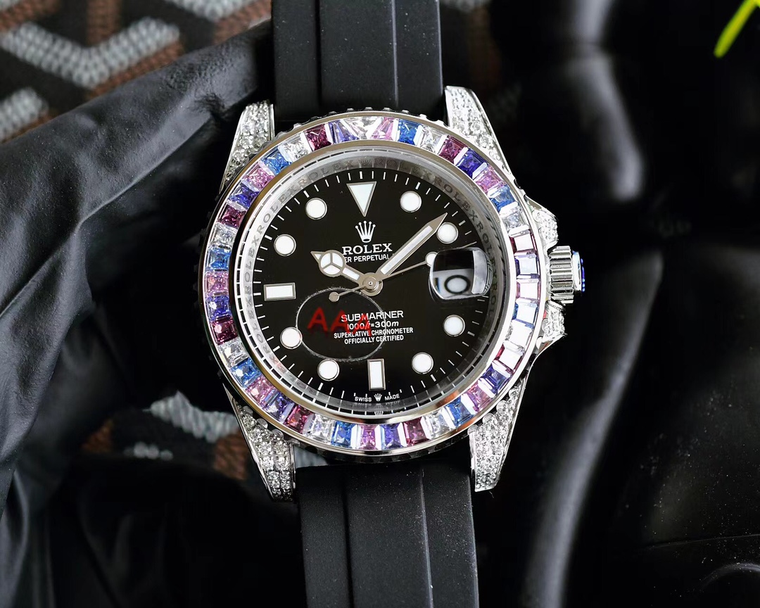 Rolex Submariner Black Dial Stainless Steel Watch, 40mm, Automatic Movement