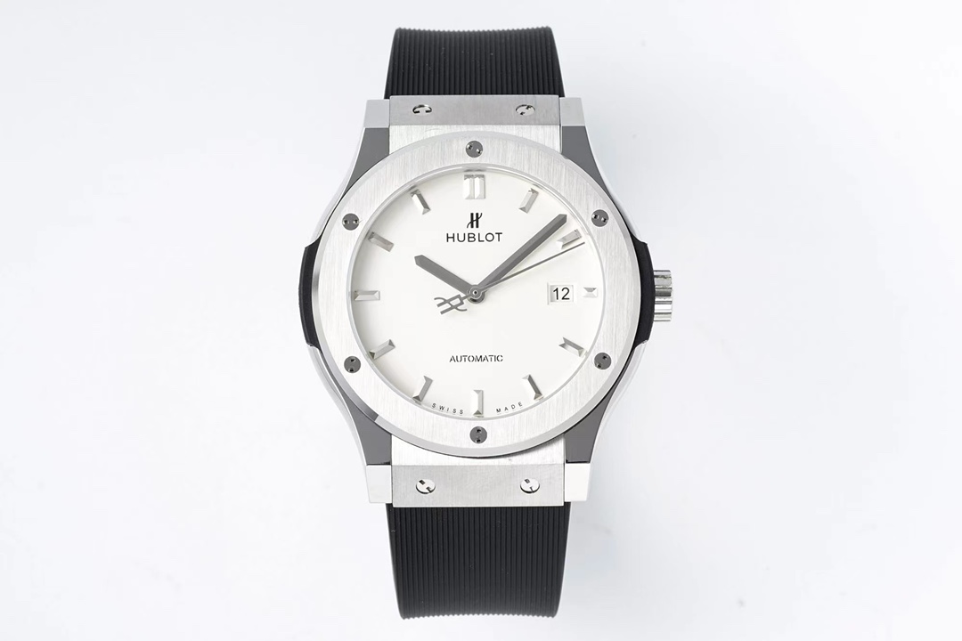 Hublot Classic Fusion White Dial Titanium Watch, 42mm, Automatic Movement