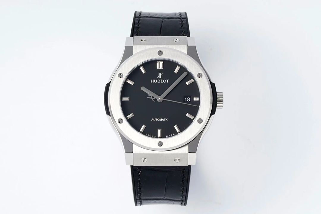 Hublot Classic Fusion Black Dial Titanium Watch, 42mm, Automatic Movement
