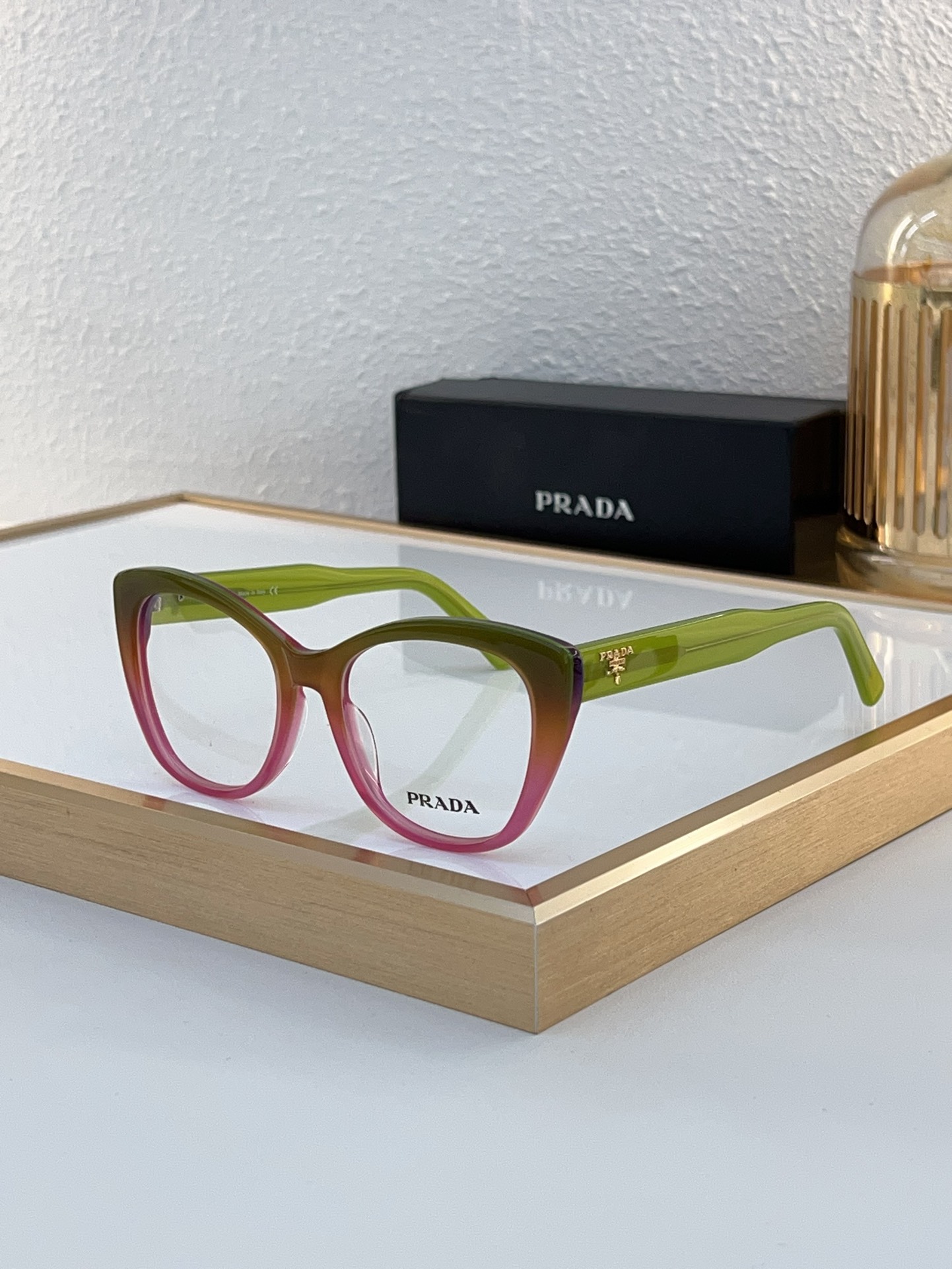 Prada Gradient Acetate Cat - Eye Optical Frames (Model: PR14281O)