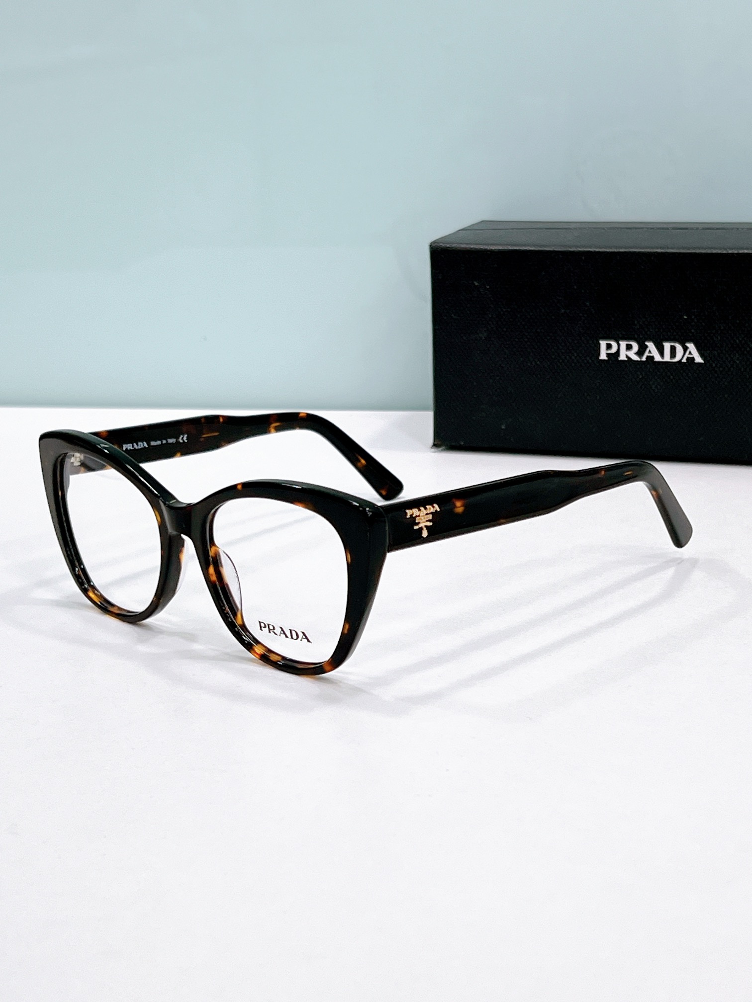 Prada Two - Tone Acetate Cat - Eye Optical Glasses (Model: PR2236O)