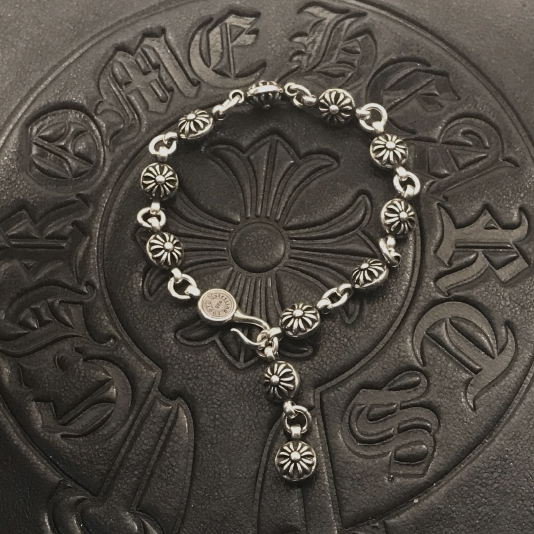 Chrome Hearts Floral - Motif Chain Bracelet CH - FMCB293