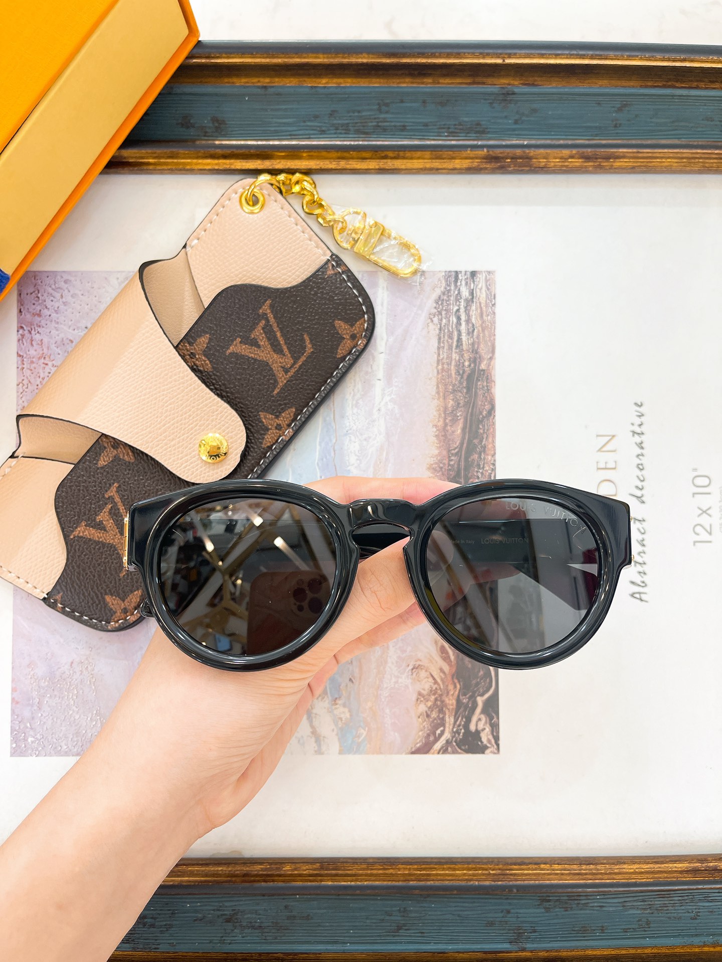 Louis Vuitton Z1719E Round Tortoiseshell Sunglasses