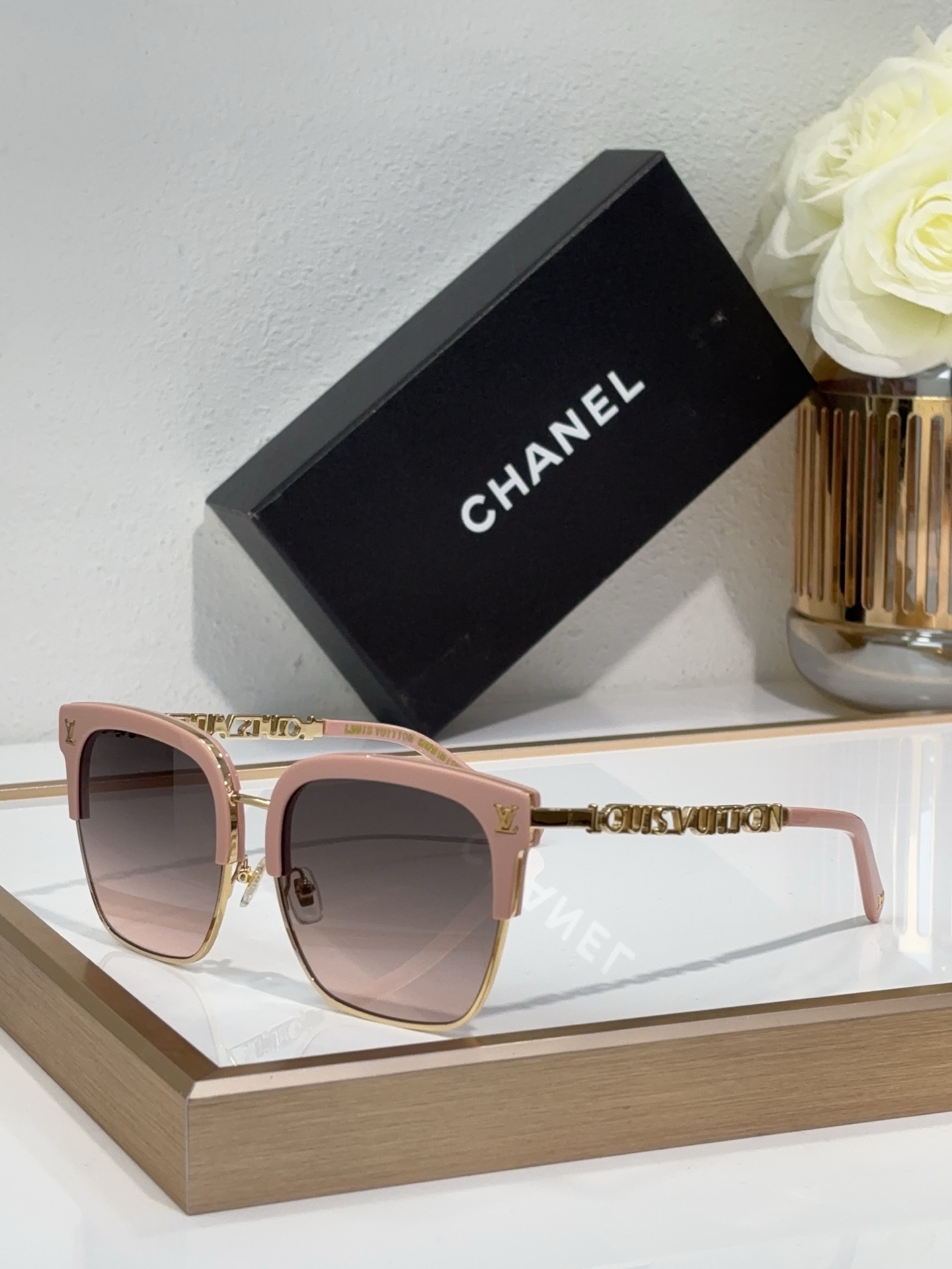 Louis Vuitton Z2520E Half - Rim Square Sunglasses