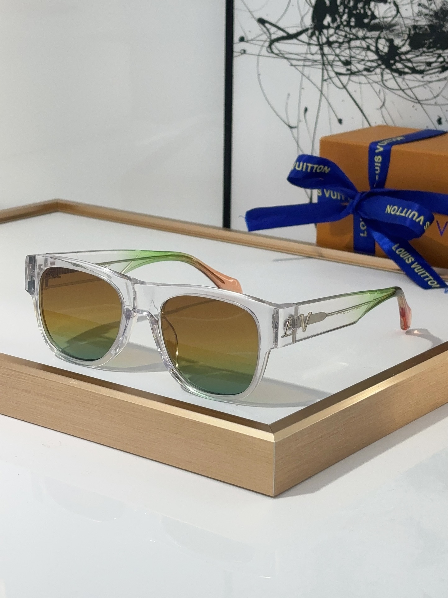 Louis Vuitton Z2370E Square Acetate Sunglasses