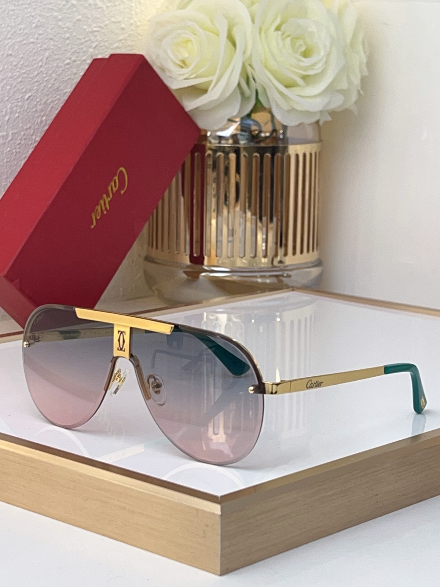 Cartier CT0632S Aviator Sunglasses