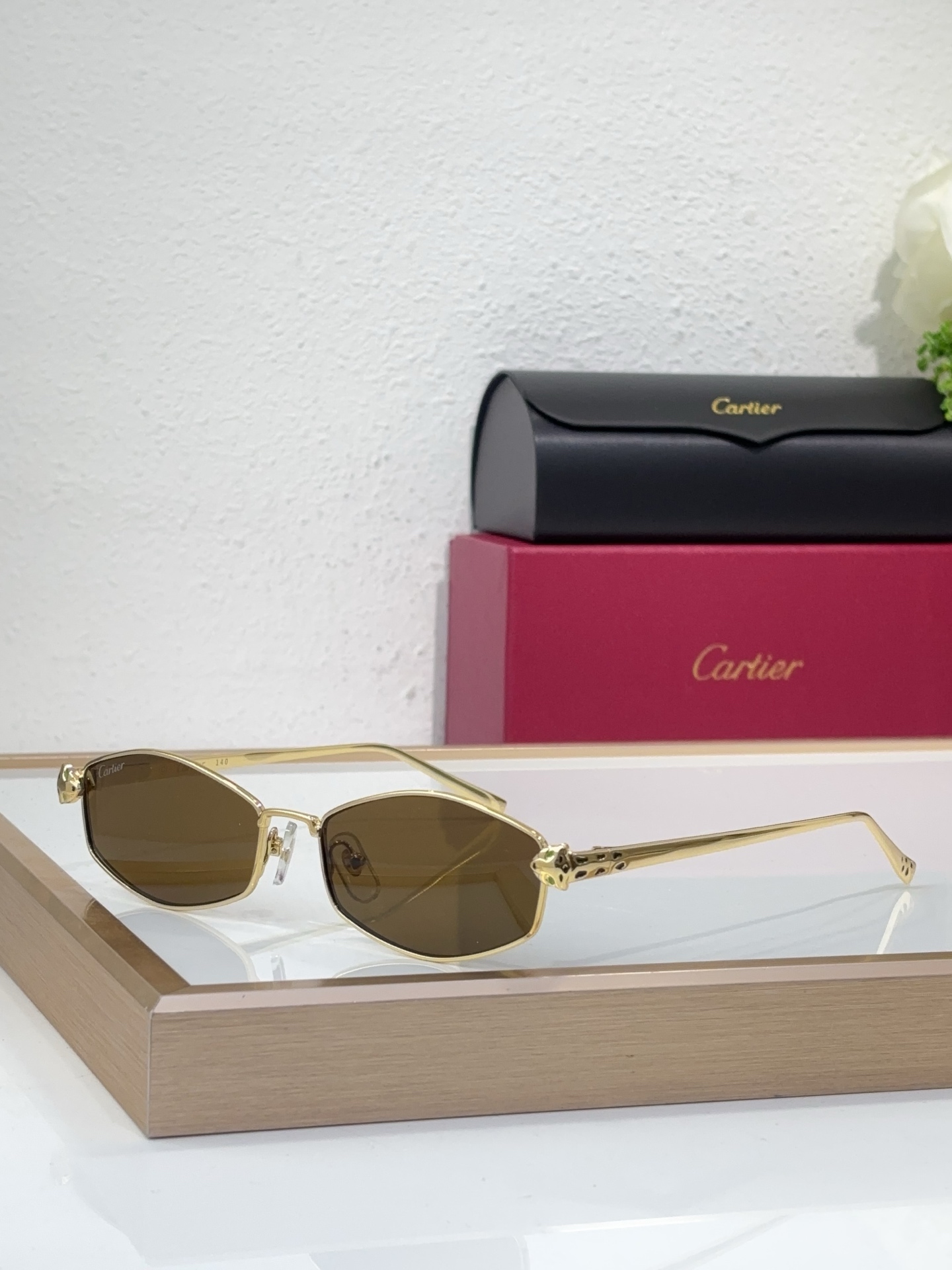 Cartier CT0609S Oval - Shaped Sunglasses