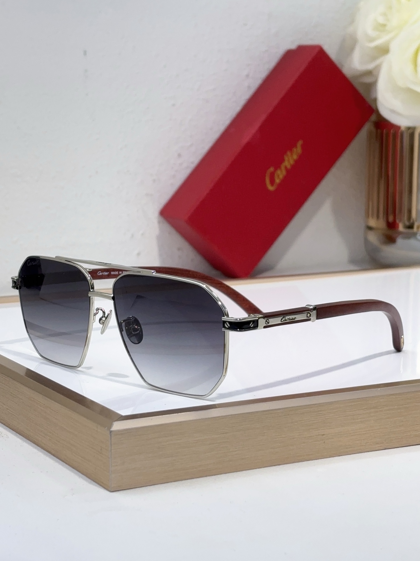 Cartier CT0349S Aviator - Style Sunglasses