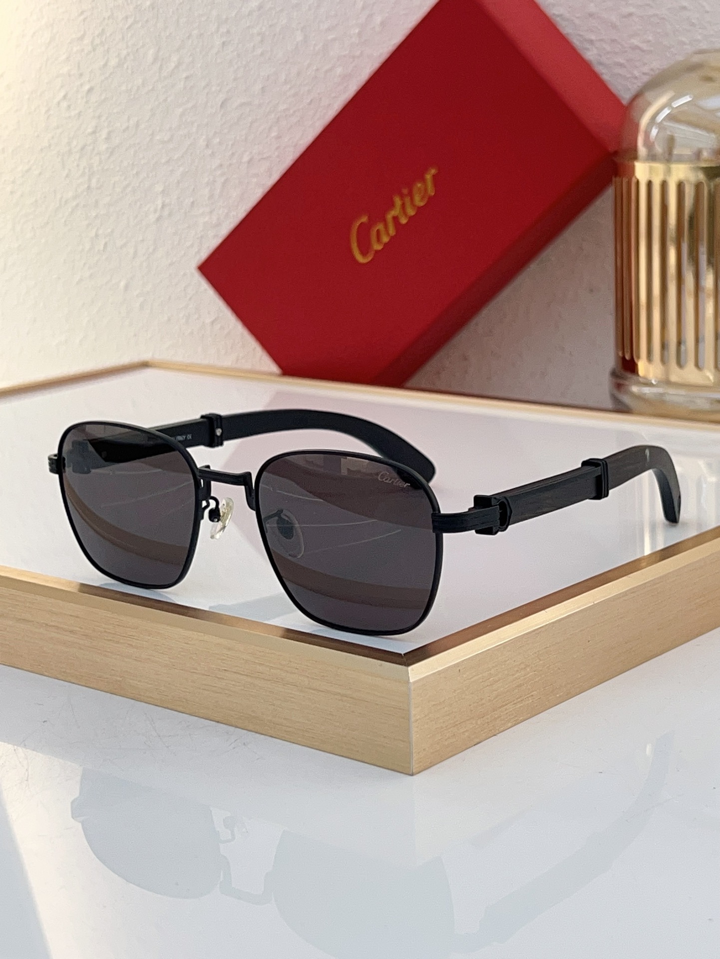 Cartier CT0363S Rimless Sunglasses