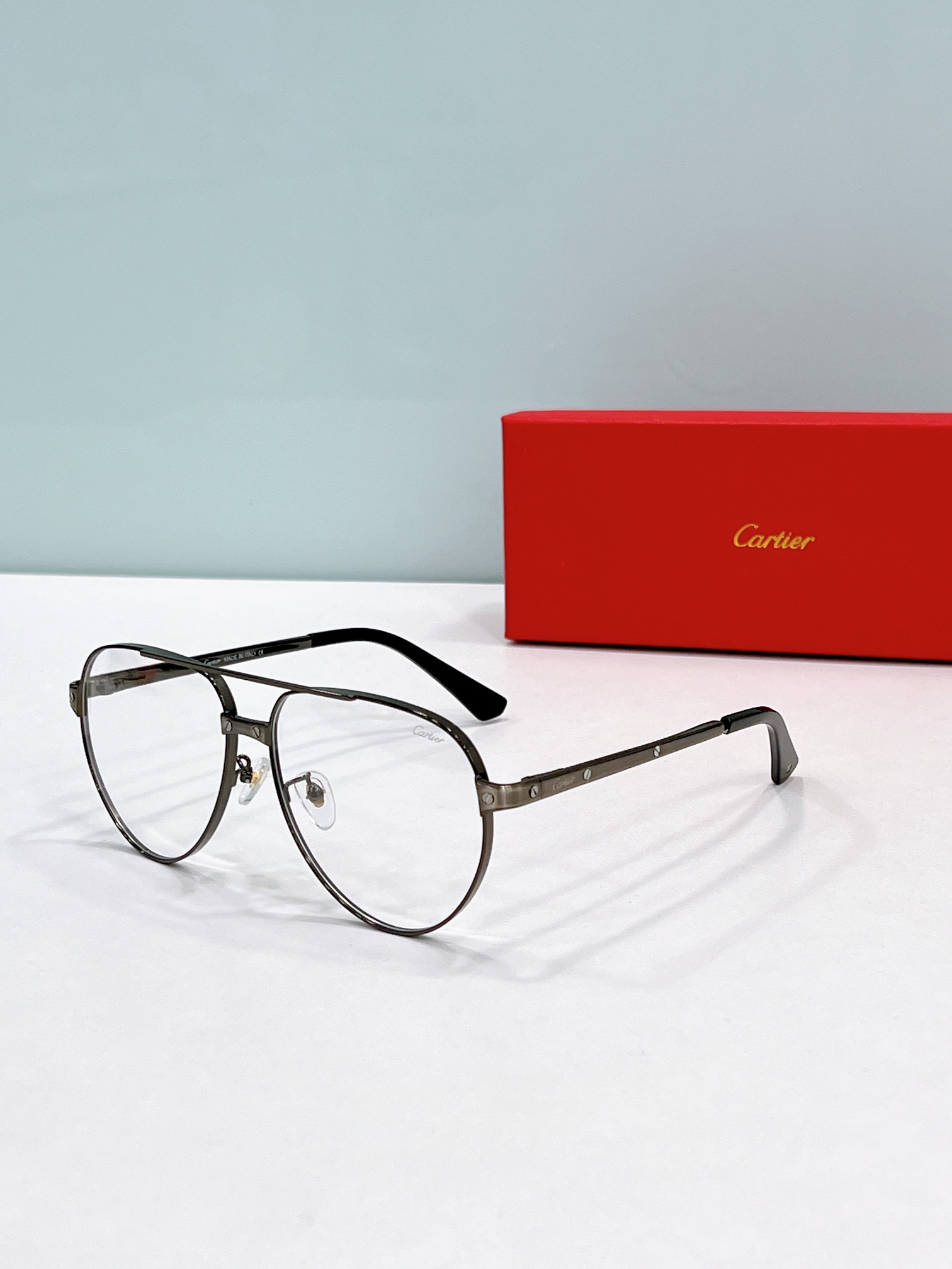 Cartier CT0425O Classic-Rim Titanium Optical Glasses
