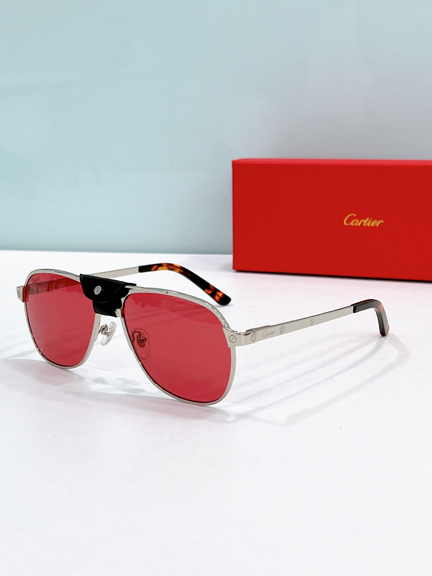 Cartier CT0165S Pilot Sunglasses