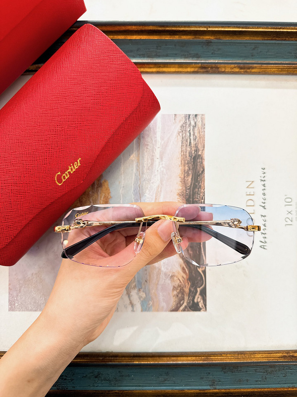 Cartier CT0281O Signature Décor Rimless Eyewear